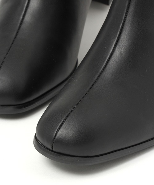 niko and...（ニコアンド）の「オリジナルブロックヒールブーツ【WEB限定サイズ有り】（ブーツ・レディース・アイボリー/ダークブラウン/ベージュ/ラベンダー/ブラック/ブラウン系その他/ライトブルー・X-LARGE/SMALL/MEDIUM/LARGE）」の13枚目の写真