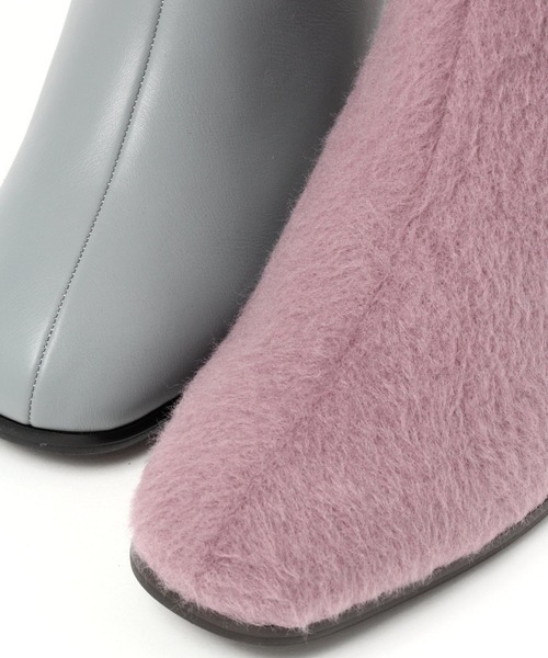 niko and...（ニコアンド）の「オリジナルブロックヒールブーツ【WEB限定サイズ有り】（ブーツ・レディース・アイボリー/ダークブラウン/ベージュ/ラベンダー/ブラック/ブラウン系その他/ライトブルー・X-LARGE/SMALL/MEDIUM/LARGE）」の19枚目の写真