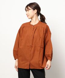Samansa Mos2 | ギャザー前開きブラウス(シャツ/ブラウス)