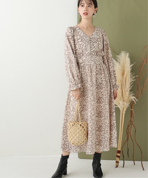 Vネック前ボタン長袖ワンピース ワンピース Frames Ray Cassin フレームスレイカズン のファッション通販 Zozotown