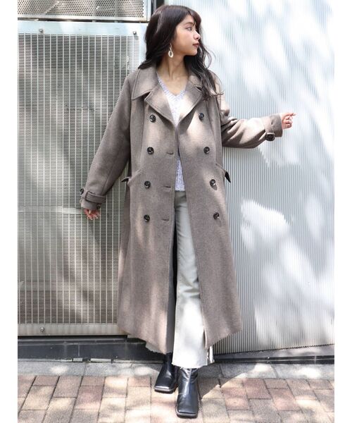 MURUA（ムルーア）の「ボリュームスリーブバルキーニット（ニット/セーター・レディース・アイボリー/グリーン/パープル・FREE）」の13枚目の写真