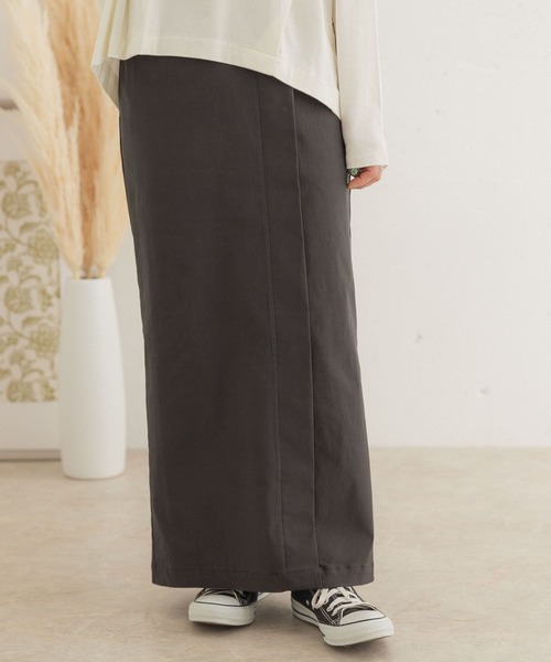 ITEMS URBANRESEARCH（アイテムズ アーバンリサーチ）の「ストレッチタイトスカート（スカート・レディース・ブラック/ピンク系その他/モカ・FREE）」の2枚目の写真