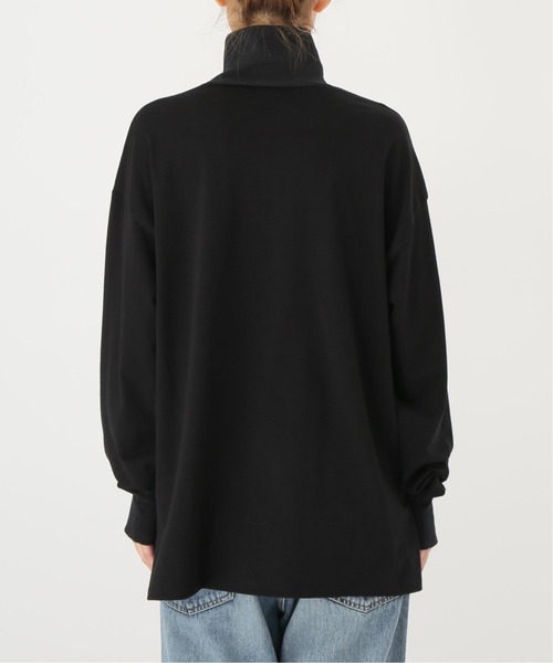 JOURNAL STANDARD LUXE（ジャーナルスタンダード　ラックス）の「オーガニックベアテンジク タートルネックリブプルオーバー（Tシャツ/カットソー・レディース・ホワイト/ブラック・FREE）」の9枚目の写真