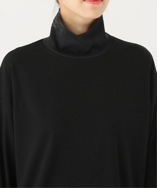 JOURNAL STANDARD LUXE（ジャーナルスタンダード　ラックス）の「オーガニックベアテンジク タートルネックリブプルオーバー（Tシャツ/カットソー・レディース・ホワイト/ブラック・FREE）」の13枚目の写真