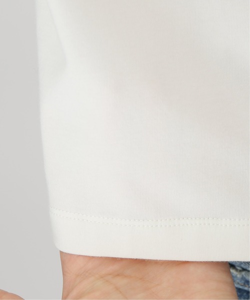 JOURNAL STANDARD LUXE（ジャーナルスタンダード　ラックス）の「オーガニックベアテンジク タートルネックリブプルオーバー（Tシャツ/カットソー・レディース・ホワイト/ブラック・FREE）」の10枚目の写真