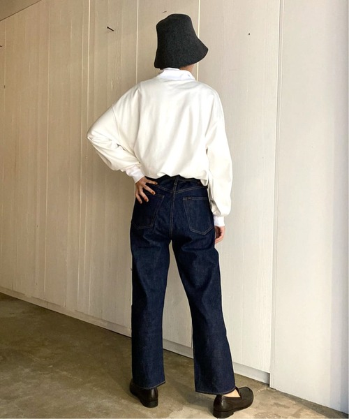 JOURNAL STANDARD LUXE（ジャーナルスタンダード　ラックス）の「オーガニックベアテンジク タートルネックリブプルオーバー（Tシャツ/カットソー・レディース・ホワイト/ブラック・FREE）」の12枚目の写真