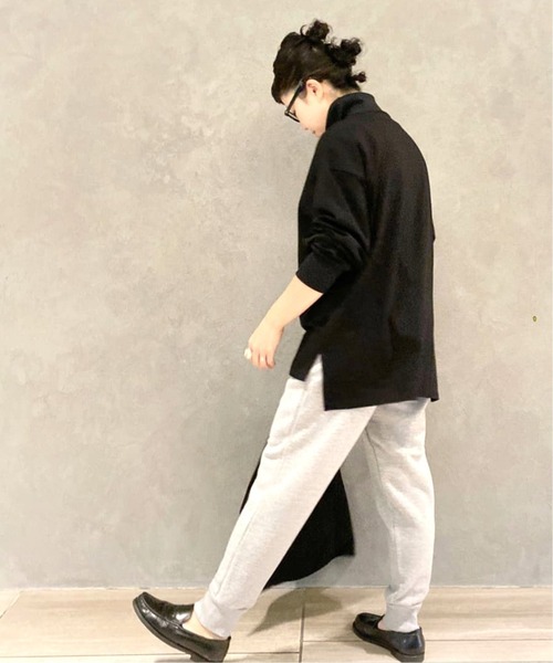 JOURNAL STANDARD LUXE（ジャーナルスタンダード　ラックス）の「オーガニックベアテンジク タートルネックリブプルオーバー（Tシャツ/カットソー・レディース・ホワイト/ブラック・FREE）」の16枚目の写真