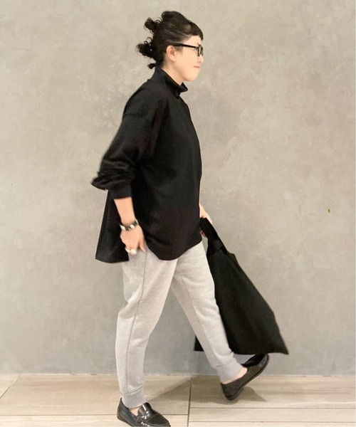 JOURNAL STANDARD LUXE（ジャーナルスタンダード　ラックス）の「オーガニックベアテンジク タートルネックリブプルオーバー（Tシャツ/カットソー・レディース・ホワイト/ブラック・FREE）」の18枚目の写真