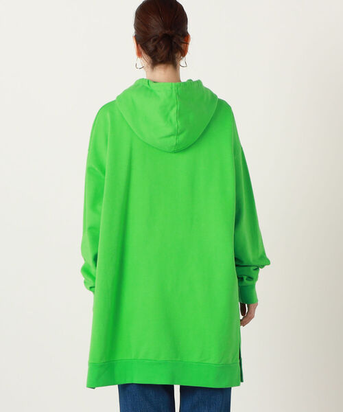 NOLLEY’S（ノーリーズ）の「◇【WEB限定】【STAR＆STRIPE/スターアンドストライプ】ロングスリットパーカー（パーカー・レディース・チャコールグレー/ライトグリーン/キナリ・FREE）」の9枚目の写真