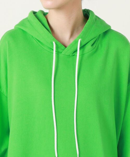 NOLLEY’S（ノーリーズ）の「◇【WEB限定】【STAR＆STRIPE/スターアンドストライプ】ロングスリットパーカー（パーカー・レディース・チャコールグレー/ライトグリーン/キナリ・FREE）」の10枚目の写真