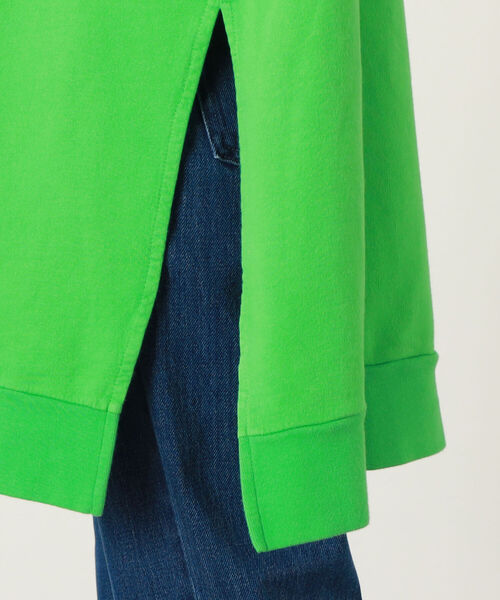 NOLLEY’S（ノーリーズ）の「◇【WEB限定】【STAR＆STRIPE/スターアンドストライプ】ロングスリットパーカー（パーカー・レディース・チャコールグレー/ライトグリーン/キナリ・FREE）」の12枚目の写真