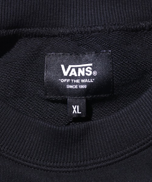 VANS（バンズ）の「VANS/ヴァンズ M CHECKER BOX Crew Sweat バックグラフィック クルー スウェット（スウェット・メンズ・ホワイト/ブラック/ベージュ/グリーン・M/L/XL）」の5枚目の写真