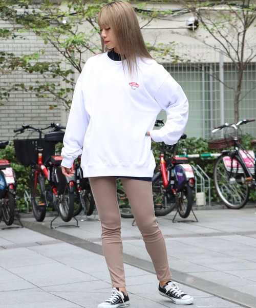 VANS（バンズ）の「VANS/ヴァンズ M CHECKER BOX Crew Sweat バックグラフィック クルー スウェット（スウェット・メンズ・ホワイト/ブラック/ベージュ/グリーン・M/L/XL）」の21枚目の写真