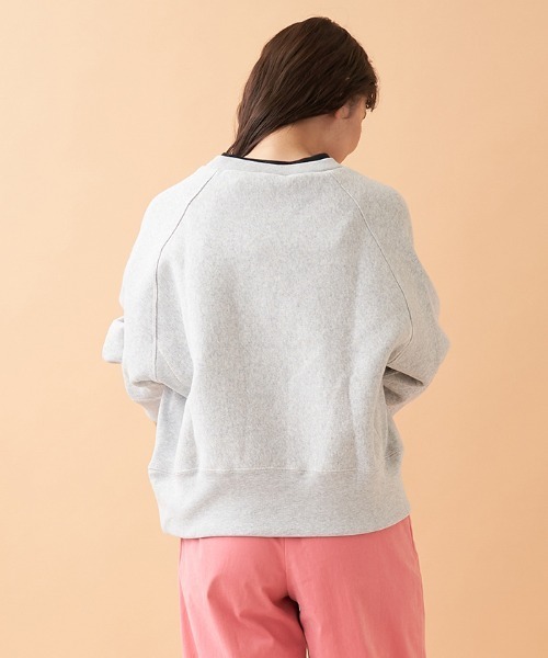 Champion（チャンピオン）の「【CHAMPION】スウェットプルオーバー（ニット/セーター・レディース・オフホワイト/ブラック/MD.GRY・2）」の8枚目の写真