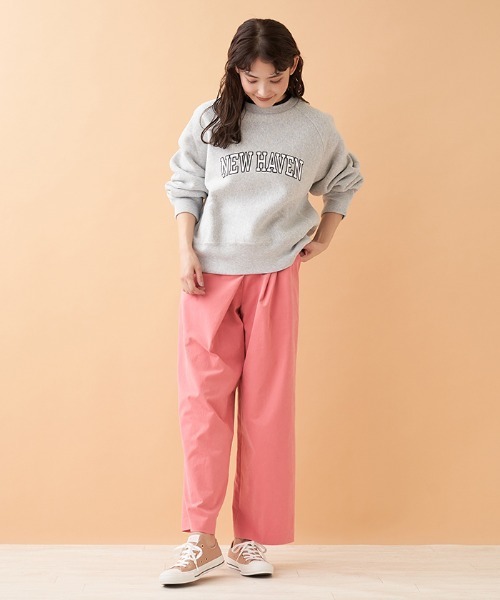 Champion（チャンピオン）の「【CHAMPION】スウェットプルオーバー（ニット/セーター・レディース・オフホワイト/ブラック/MD.GRY・2）」の10枚目の写真