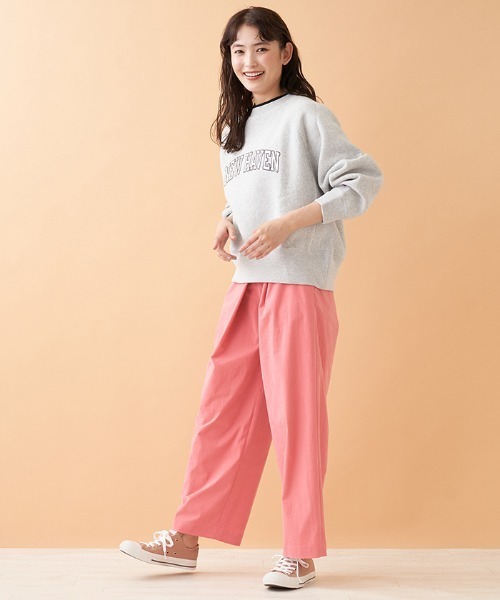 Champion（チャンピオン）の「【CHAMPION】スウェットプルオーバー（ニット/セーター・レディース・オフホワイト/ブラック/MD.GRY・2）」の12枚目の写真