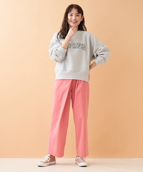 Champion（チャンピオン）の「【CHAMPION】スウェットプルオーバー（ニット/セーター・レディース・オフホワイト/ブラック/MD.GRY・2）」の14枚目の写真