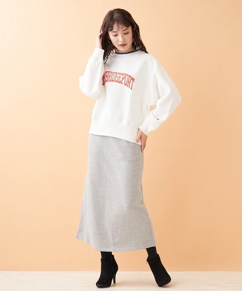 Champion（チャンピオン）の「【CHAMPION】スウェットプルオーバー（ニット/セーター・レディース・オフホワイト/ブラック/MD.GRY・2）」の16枚目の写真