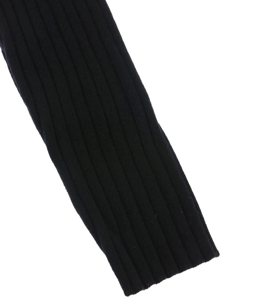 ALEXIA STAM（アリシアスタン）の「Open Collar Rib Knit Top/オープンカラーリブニットトップ（Tシャツ/カットソー・レディース・ブラウン/アイボリー/ブラック・FREE）」の22枚目の写真