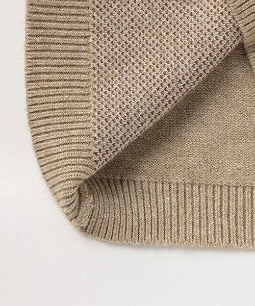 b・ROOM（ビールーム）の「【PEANUTS】SNOOPYジャガードニット（ニット/セーター・キッズ・ベージュ/グレー・S/L/M）」の10枚目の写真