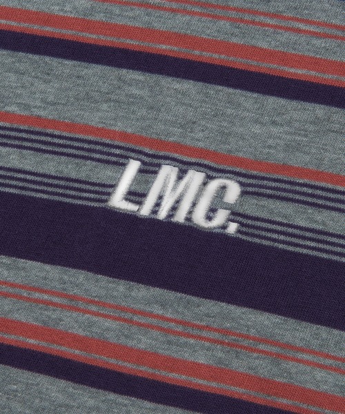 LMCの「【LMC】ITALIC MULTI STRIPE LONG SLV TEE / エルエムシー イタリック マルチ ストライプ ロングスリーブ Tシャツ（Tシャツ/カットソー・メンズ・ブルー/パープル・MEDIUM/SMALL/LARGE/X-LARGE）」の16枚目の写真