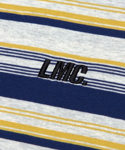 LMCの「【LMC】ITALIC MULTI STRIPE LONG SLV TEE / エルエムシー イタリック マルチ ストライプ ロングスリーブ Tシャツ（Tシャツ/カットソー・メンズ・ブルー/パープル・MEDIUM/SMALL/LARGE/X-LARGE）」の9枚目の写真