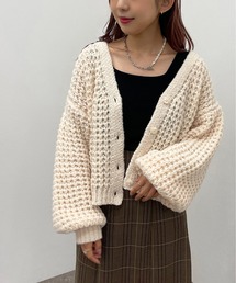 ワッフル編みカーディガン【ZOZOTOWN限定アイテム】