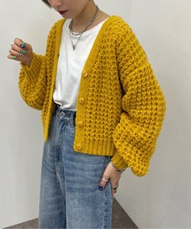 apres jour mignon | ワッフル編みカーディガン【ZOZOTOWN限定アイテム】(カーディガン/ボレロ)