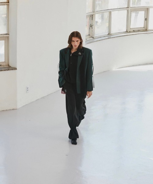 ESC STUDIO(イーエスシースタジオ)の「【ESC STUDIO/イーエスシー スタジオ】flower zipup mtm/フラワージップエムティーエム 花柄刺繍トップス スウェット セットアップ(スウェット・メンズ・ブラック/杢グレー/ブラウン・ONE SIZE)」の5枚目の写真