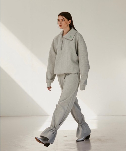 ESC STUDIO(イーエスシースタジオ)の「【ESC STUDIO/イーエスシー スタジオ】flower zipup mtm/フラワージップエムティーエム 花柄刺繍トップス スウェット セットアップ(スウェット・メンズ・ブラック/杢グレー/ブラウン・ONE SIZE)」の17枚目の写真