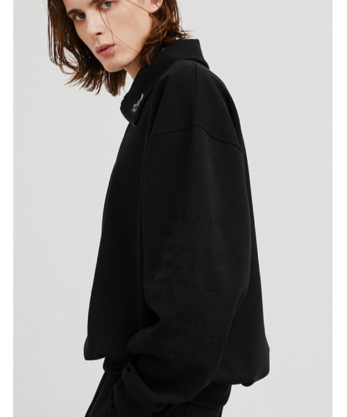 ESC STUDIO(イーエスシースタジオ)の「【ESC STUDIO/イーエスシー スタジオ】flower zipup mtm/フラワージップエムティーエム 花柄刺繍トップス スウェット セットアップ(スウェット・メンズ・ブラック/杢グレー/ブラウン・ONE SIZE)」の12枚目の写真