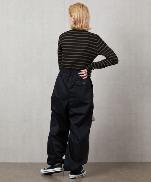 FREAK'S STORE(フリークスストア)の「▽【WEB限定】オーバーパンツ(その他パンツ・レディース・ブラック/ナチュラル/ブラウン/オリーブ・SMALL/MEDIUM)」の12枚目の写真