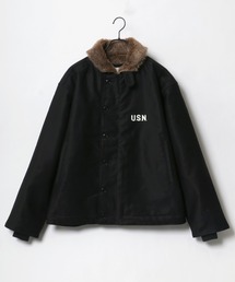 HOUSTON（ヒューストン）の「HOUSTON/ヒューストン N-1 DECK JACKET/デッキジャケット（ミリタリージャケット・メンズ）」