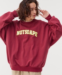 Not So Ape | カレッジロゴ プリント スウェット(スウェット)