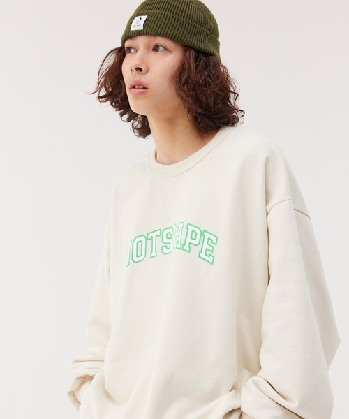 Not So Ape（ノットソーエイプ）の「カレッジロゴ プリント スウェット（スウェット・メンズ・ホワイト/ネイビー/レッド・MEDIUM/LARGE/X-LARGE）」の2枚目の写真