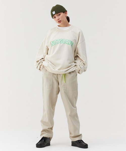 Not So Ape（ノットソーエイプ）の「カレッジロゴ プリント スウェット（スウェット・メンズ・ホワイト/ネイビー/レッド・MEDIUM/LARGE/X-LARGE）」の8枚目の写真