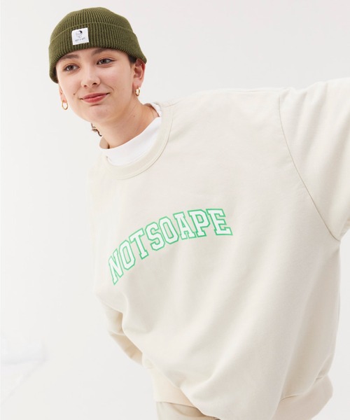 Not So Ape（ノットソーエイプ）の「カレッジロゴ プリント スウェット（スウェット・メンズ・ホワイト/ネイビー/レッド・MEDIUM/LARGE/X-LARGE）」の12枚目の写真