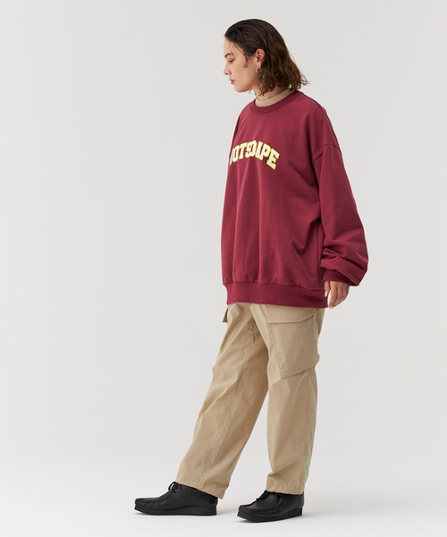 Not So Ape（ノットソーエイプ）の「カレッジロゴ プリント スウェット（スウェット・メンズ・ホワイト/ネイビー/レッド・MEDIUM/LARGE/X-LARGE）」の7枚目の写真