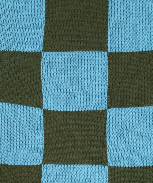 WC（ダブル シー）の「カラーチェッカーニット（ニット/セーター・レディース・グリーン/ライトパープル・FREE）」の7枚目の写真