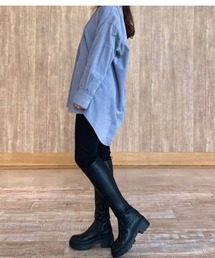 NUOVO | NUOVO ヌオーヴォ RUG ST LONG 6 ラグ ストレッチ ロング 6 NC80146 BLACK(ブーツ)