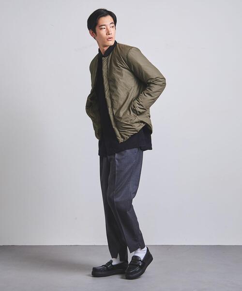 EN ROUTE（アンルート）の「＜EN ROUTE（アンルート）＞ ポリエステル タフタ コンパクト ダウンジャケット（ダウンジャケット/コート・メンズ・ブラック/オリーブ・1/2/3）」の12枚目の写真