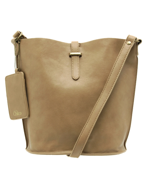 Chico（チコ）の「バケツ型ショルダー（ショルダーバッグ・レディース・グリーン/ブラック/ベージュ・FREE）」の3枚目の写真