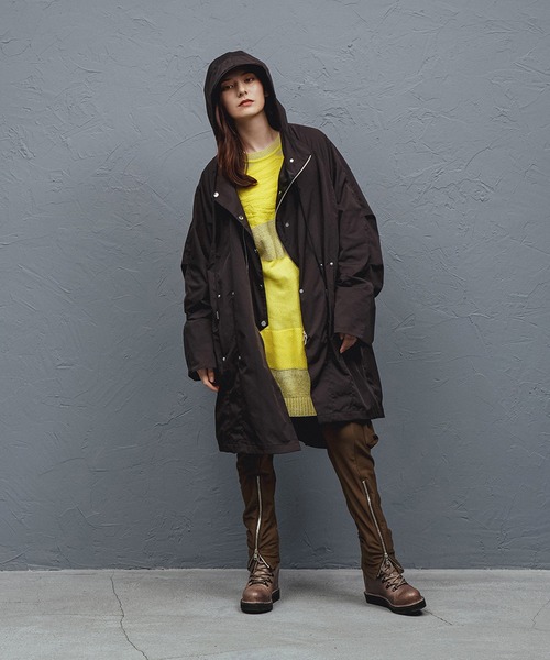 DIET BUTCHER（ダイエットブッチャー）の「DIET BUTCHER Riders hoodie coat（モッズコート・メンズ・ブラック/カーキ/バーガンディー・SMALL/MEDIUM/LARGE）」の4枚目の写真