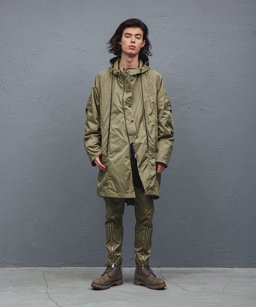 DIET BUTCHER（ダイエットブッチャー）の「DIET BUTCHER Riders hoodie coat（モッズコート・メンズ・ブラック/カーキ/バーガンディー・SMALL/MEDIUM/LARGE）」の20枚目の写真