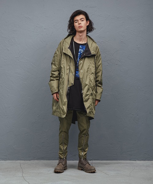 DIET BUTCHER（ダイエットブッチャー）の「DIET BUTCHER Riders hoodie coat（モッズコート・メンズ・ブラック/カーキ/バーガンディー・SMALL/MEDIUM/LARGE）」の21枚目の写真