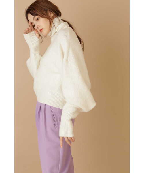 JILL STUART（ジルスチュアート）の「《Exclusive Line》ドルマンニット（ニット/セーター・レディース・ホワイト/グレー/イエロー・FREE）」の12枚目の写真