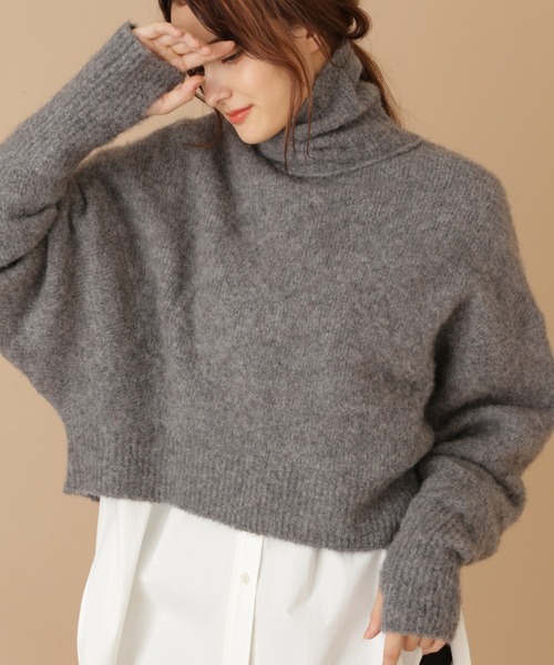 JILL STUART（ジルスチュアート）の「《Exclusive Line》ドルマンニット（ニット/セーター・レディース・ホワイト/グレー/イエロー・FREE）」の21枚目の写真