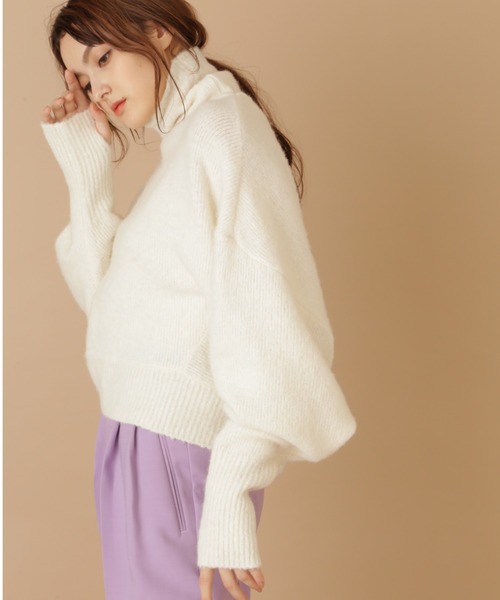 JILL STUART（ジルスチュアート）の「《Exclusive Line》ドルマンニット（ニット/セーター・レディース・ホワイト/グレー/イエロー・FREE）」の19枚目の写真