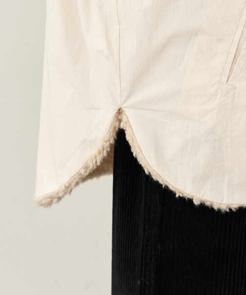 PUAL CE CIN（ピュアルセシン）の「ウールボアリバーシブルジャケット（その他アウター・レディース・モカ/グレー/ベージュ・FREE）」の21枚目の写真