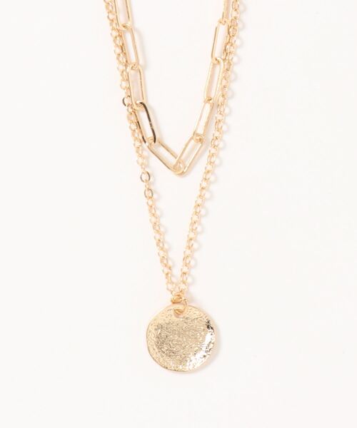 natural couture（ナチュラルクチュール）の「メタルプレートネックレス（ネックレス・レディース・シルバー/ゴールド・FREE）」の10枚目の写真